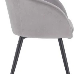 EUGAD Esszimmerstuhl, 2er-Set mit Armlehne, Retro Design, Samt, Metall Schwarz Dunkelgrau, Hellgrau -TischStuhl Verkäufe cbf03c5a 0ae3 5598 b52b 642e8ae38bce