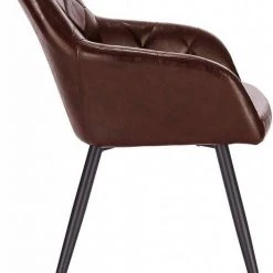 EUGAD Esszimmerstuhl, 2er-Set Esszimmerstuhl aus Kunstleder Metallbeine Dunkelbraun Schwarz -TischStuhl Verkäufe cc8e8be4 fca6 59b3 b6b2 d7d97dd9a565