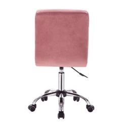 EUGAD Schreibtischstuhl, Arbeitshocker Bürohocker Samt Metall, 360° drehbar, Rosa Hellgrau 18 EUGAD Schreibtischstuhl, Arbeitshocker Bürohocker Samt Metall, 360° drehbar, Rosa Hellgrau -TischStuhl Verkäufe ce558883 b015 54a1 ad74 749265711ab6