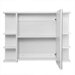 EUGAD Spiegelschrank Badezimmerspiegel Hängeschrank mit 8 Ablagen mit Tür Weiß -TischStuhl Verkäufe cfd2b6d6 1a8c 53b4 921e 3cd342868a2b