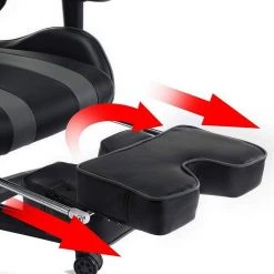 EUGAD Gaming-Stuhl (1 Stück), mit Fußstütze Racing Stuhl Drehstuhl Bürostuhl Schreibtischstuhl PC Stuhl mit Wippfunktion Höhenverstellbar Kunstleder Weiß Grau, Rot, Wei&szlig; -TischStuhl Verkäufe d110b866 f3cc 4d77 9af7 0ddf44414da0