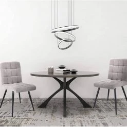 EUGAD Esszimmerstuhl (4 Stück), Polsterstuhl Wohnzimmerstuhl Samtstuhl Sessel mit Rückenlehne, Metallbeine, Sitzfläche aus Samt, Blau Creme, Dunkelgrau, Hellgrau, Rosa -TischStuhl Verkäufe d25cbab3 a24d 4a48 b856 fd907ae5cd51