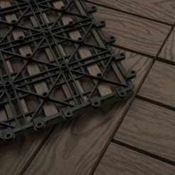 EUGAD WPC-Fliesen, WPC Fliesen Klickfliesen in Holzoptik 22 Stücke für 2m² Hellgrau Anthrazit, Braun, Coffee -TischStuhl Verkäufe d33bf387 dbda 5309 9378 d4de911c9f3f