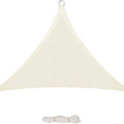 EUGAD Sonnensegel »0211ZYF«, Sonnenschutz Terrasse HDPE Dreieckig Creme