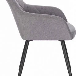 EUGAD Esszimmerstuhl (2 Stück), Wohnzimmerstuhl aus Leinen Polsterstuhl mit Armlehnen und Rückenlehne schwarze Gestell aus Metall Hellgrau Dunkelgrau 20 EUGAD Esszimmerstuhl (2 Stück), Wohnzimmerstuhl aus Leinen Polsterstuhl mit Armlehnen und Rückenlehne schwarze Gestell aus Metall Hellgrau Dunkelgrau -TischStuhl Verkäufe da81159d 25ba 54c5 b2a0 9c7ffbb6adf3