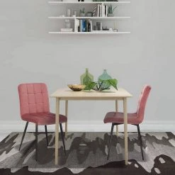 EUGAD Esszimmerstuhl (2 Stück), Polsterstuhl Wohnzimmerstuhl Samtstuhl Sessel mit Rückenlehne, Metallbeine, Sitzfläche aus Samt, Dunkelgrün Blau, Creme, Dunkelgrau, Dunkelgr&uuml;n, Hellgrau, Rosa -TischStuhl Verkäufe dfe7997a dbc9 519d bbc0 06cfa12f3903