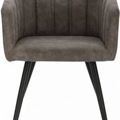 EUGAD Esszimmerstuhl, 2er-Set Polsterstuhl aus Stoffbezug mit Sesselförmigem Gepolstertem Sitz Dunkelbraun Grau -TischStuhl Verkäufe e04816cf d9fa 5833 88b0 a4dca01ae94d