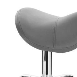 EUGAD Drehstuhl (1 Stück), Sattelhocker gepolstert höhenverstellbar aus Kunstleder Grau Schwarz, Wei&szlig; -TischStuhl Verkäufe e1732985 cb98 5434 a7c1 71c18115588b