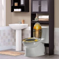 EUGAD WC-Sitz, Toilettendeckel mit Absenkautomatik Sonnenaufgang -TischStuhl Verkäufe e195a432 816a 5b9c b2a7 089f5e7cec8e