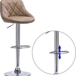 EUGAD Barhocker, 2er-Set Barstühle, höhenverstellbar, 360°drehbar Weiß Bordeaux, Cremeweiß, Grau, Khaki, Rot, Schwarz, Weiß 53 EUGAD Barhocker, 2er-Set Barstühle, höhenverstellbar, 360°drehbar Weiß Bordeaux, Cremeweiß, Grau, Khaki, Rot, Schwarz, Weiß -TischStuhl Verkäufe e19816d3 c4f2 5bcc 8fb8 86a433ab4ca4