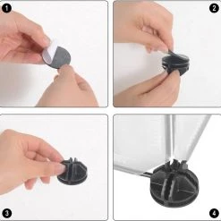 EUGAD Freigehege, Freigehege für Kaninchen Hasen Meerschweinchen Welpenauslauf DIY, 12 Platten 145 x 75 x 46 cm Grau, Schwarz, Transparent, Weiß -TischStuhl Verkäufe e199c0b1 febc 41dd 8b8f aafb0a8b98c2