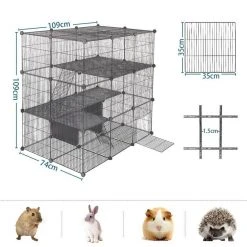 EUGAD Freigehege, Freigehege Laufstall Kleintiere 109x74x109cm -TischStuhl Verkäufe e3116a01 e300 5261 bba8 6359a2c69c9b