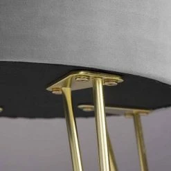 EUGAD Sitzhocker, Samthocker mit Stauraum, rund, mit stabilen goldenen Metallfüßen, Türkis Dunkelgrau, Dunkelgrün, Hellgrau, Rosa, Türkis -TischStuhl Verkäufe e644d512 5f28 54a8 a3fa d94b218230c6