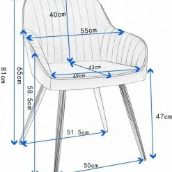 EUGAD Esszimmerstuhl, stühle 2er-Set,Samt,mit goldener Metallbeinen Blau, Bordeaux, Dunkelgrau, Dunkelgr&uuml;n, Hellgrau, Rosa, Schwarz -TischStuhl Verkäufe e7e86c19 01ae 585c 8603 09dd657fe88b