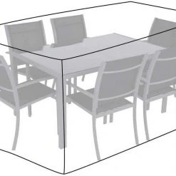 EUGAD Gartenmöbel-Schutzhülle, Abdeckhaube für Tisch Stuhl Gewebeplane Plane Hülle 600D Oxford Wasserdicht Anthrazit 193x136x88cm(LxBxH) -TischStuhl Verkäufe e8146aa7 3fd8 59b5 85bf 01ed555fdc1d