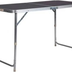 EUGAD Campingtisch, zusammenklappbar Pickniktisch, höhenverstellbar 120x60x55-62-70cm, Tischplatte aus MDF, Grau Eiche, Schwarz, Wei&szlig; -TischStuhl Verkäufe e87c25e6 fa9e 5df4 a47e 240a6a06d4c7