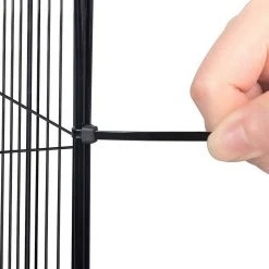 EUGAD Freigehege, Freigehege für Kaninchen Hasen Meerschweinchen Welpenauslauf Laufgitter mit Tür Doppelstöckig DIY 22 Platten Schwarz 140 x 70 x 70 cm 14 EUGAD Freigehege, Freigehege für Kaninchen Hasen Meerschweinchen Welpenauslauf Laufgitter mit Tür Doppelstöckig DIY 22 Platten Schwarz 140 x 70 x 70 cm -TischStuhl Verkäufe e974ba05 5b39 5f77 9143 a8e6379112d0