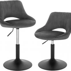 EUGAD Barhocker (2 St), Barstuhl Barsessel Sessel Loungesessel höhenverstellbar Clubsessel Cocktailsessel Drehsessel Samt Sitzhöhe 40–55 cm Rosa Dunkelgrau, Schwarz 36 EUGAD Barhocker (2 St), Barstuhl Barsessel Sessel Loungesessel höhenverstellbar Clubsessel Cocktailsessel Drehsessel Samt Sitzhöhe 40–55 cm Rosa Dunkelgrau, Schwarz -TischStuhl Verkäufe e9f1e6af 15c9 4231 8328 1249cb4802f9