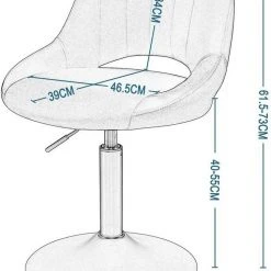 EUGAD Barhocker (4 St), Barstuhl Barsessel Sessel Loungesessel höhenverstellbar Clubsessel Cocktailsessel Drehsessel Samt Sitzhöhe 40–55 cm Schwarz Dunkelgrau, Rosa 38 EUGAD Barhocker (4 St), Barstuhl Barsessel Sessel Loungesessel höhenverstellbar Clubsessel Cocktailsessel Drehsessel Samt Sitzhöhe 40–55 cm Schwarz Dunkelgrau, Rosa -TischStuhl Verkäufe eb278ffa 5e5c 43c0 b8d9 b3fb60c1b71d