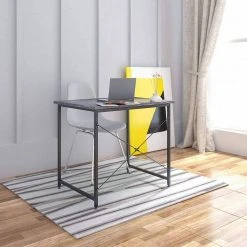 EUGAD Schreibtisch, Computertisch Esstisch Holz Stahl 80x60x70 cm Holz Vintage+schwarz Hell Eiche+schwarz, Hell Eiche+wei&szlig;, Marmor+schwarz -TischStuhl Verkäufe ecc5d924 426c 5308 8996 33218691dceb