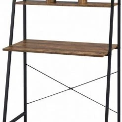 EUGAD Schreibtisch, Bürotisch Computertisch Arbeitstisch PC Tisch mit Ablage Holz Stal Holz Vintage+schwarz Hell Eiche+schwarz -TischStuhl Verkäufe f04aa59f c9bd 5c00 8ed4 d7d937e8aeb3