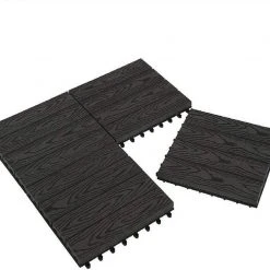 EUGAD WPC-Fliesen, WPC Fliesen Klickfliesen in Holzoptik 11 Stücke für 1m² Grau Anthrazit, Braun, Coffee, Hellgrau -TischStuhl Verkäufe f08cc7d3 a8a9 5f57 9efe e3d4b8477aaa