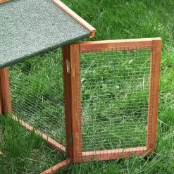 EUGAD Tierhaus, Kaninchenstall Kleintierstall Hasenkäfig, mit Treppe Wetterfest Doppelstöckig, Hellrot -TischStuhl Verkäufe f1cedb4d 0f3d 5768 ac50 d14088f8ede6