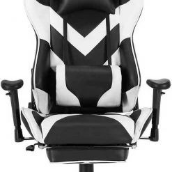 EUGAD Gaming Chair, Bürostuhl, Gaming Stuhl, Kunstleder, mit einstellbaren Armlehnen Rot Blau, Schwarz, Wei&szlig; -TischStuhl Verkäufe f21a0067 aea8 55c2 8eb1 ec8ff3452223