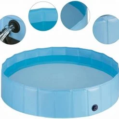 EUGAD Planschbecken, Hundepool Planschbecken für Hunde Katzen blau -TischStuhl Verkäufe f4998598 ff77 5b6e bcc2 d6203cf8a31a