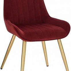 EUGAD Esszimmerstuhl, 4 Stücke Retro Küchenstuhl Sitzfläche aus Samt mit Metallbeine Dunkelgrün Bordeaux, Dunkelgrau, Dunkelgr&uuml;n, Hellgrau, Rosa, Schwarz -TischStuhl Verkäufe f4a3c8db c472 5906 ae68 3400d0816dd4