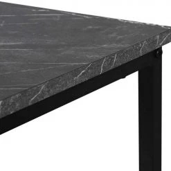 EUGAD Schreibtisch, mit Bücherregal 120x60x70 cm Schwarz Marmor Holz Vintage -TischStuhl Verkäufe f5020e65 c5a2 5d68 8fab 4d8ed6676001