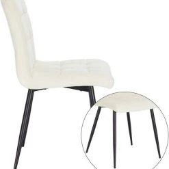 EUGAD Esszimmerstuhl (4 Stück), Polsterstuhl Wohnzimmerstuhl Samtstuhl Sessel mit Rückenlehne, Metallbeine, Sitzfläche aus Samt, Blau Creme, Dunkelgrau, Hellgrau, Rosa -TischStuhl Verkäufe f52594a0 e5b6 457f 8fcb 25e3af929ca3