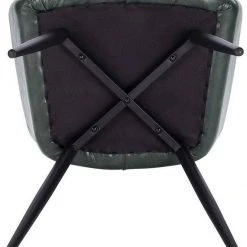 EUGAD Esszimmerstuhl, aus Kunstleder mit Armlehnen und Rückenlehne Gestell aus Metall Schwarz Braun, Dunkelbraun, Dunkelgrau -TischStuhl Verkäufe f59e80e8 045e 5497 b42a fdd575a5602e