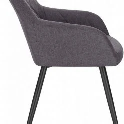 EUGAD Esszimmerstuhl (2 Stück), Wohnzimmerstuhl aus Leinen Polsterstuhl mit Armlehnen und Rückenlehne schwarze Gestell aus Metall Hellgrau Dunkelgrau 28 EUGAD Esszimmerstuhl (2 Stück), Wohnzimmerstuhl aus Leinen Polsterstuhl mit Armlehnen und Rückenlehne schwarze Gestell aus Metall Hellgrau Dunkelgrau -TischStuhl Verkäufe f960bd31 b9bc 5703 9695 fe6408ae4892