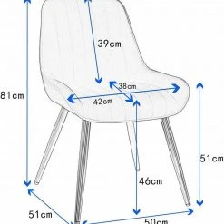 EUGAD Esszimmerstuhl, 4 Stücke Retro Küchenstuhl Sitzfläche aus Samt mit Metallbeine Dunkelgrün Bordeaux, Dunkelgrau, Dunkelgr&uuml;n, Hellgrau, Rosa, Schwarz -TischStuhl Verkäufe faa14049 f49c 5e87 aa90 1452835fe2b5
