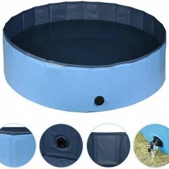 EUGAD Planschbecken, Hundepool Swimmingpool für Hunde Katzen blau -TischStuhl Verkäufe fc00803c c6b4 5c73 be3d c10a6733f6ae