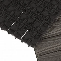 EUGAD WPC-Fliesen, 11 Stück WPC Terrassenfliesen 30x30cm Holzstruktur Anthrazit Coffee, Dunkelgrau, Hellgrau -TischStuhl Verkäufe fc4ab6e7 1da3 5b28 9070 d7a6f3465bd5