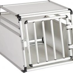 EUGAD Tiertransportbox, Hundetransportbox Alu Hundebox Reisebox Autobox für kleine/mittlere Hunde Französische Bulldogge Beagle Terriers Dackel Shiba Inu 69 x 54 x 50 cm L -TischStuhl Verkäufe fdb970b9 30bd 56e0 bf6f 3e320df7fd5b